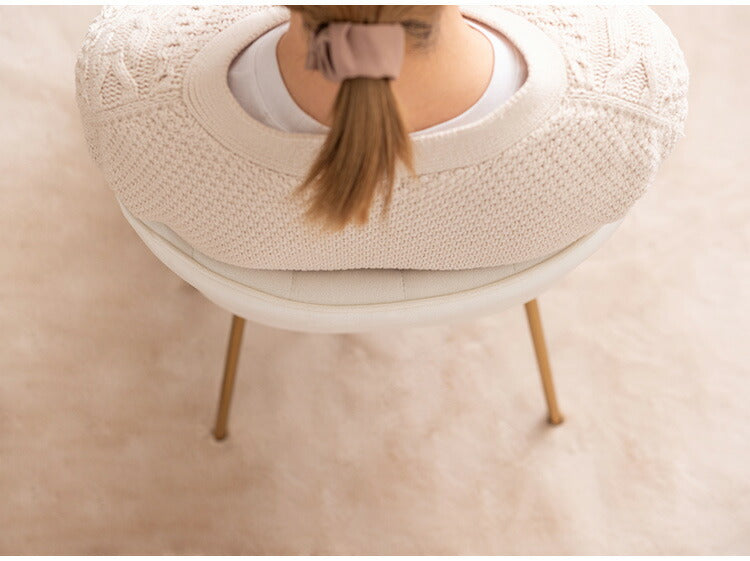 ベロア チェア シンプル かわいい 淡色 パステル おしゃれ アンティーク ゴールド ガーリー イス 椅子 いす 背もたれ 肘掛けなし アームレス アイボリー 白 ホワイト ベージュ グレー 灰(代引不可)