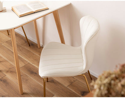 ベロア チェア シンプル かわいい 淡色 パステル おしゃれ アンティーク ゴールド ガーリー イス 椅子 いす 背もたれ 肘掛けなし アームレス アイボリー 白 ホワイト ベージュ グレー 灰(代引不可)