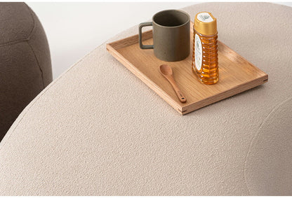 スツール MYS-606 東谷 スツール イス 椅子 チェア チェアー 腰掛け ビーンズ ビーンズ型 ベージュ シンプル モダン デザイン 個性的 無地 ファブリック 布地 リビング 寝室 おしゃれ 足置き 大きめ(代引不可)