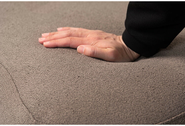 スツール MYS-606 東谷 スツール イス 椅子 チェア チェアー 腰掛け ビーンズ ビーンズ型 ベージュ シンプル モダン デザイン 個性的 無地 ファブリック 布地 リビング 寝室 おしゃれ 足置き 大きめ(代引不可)