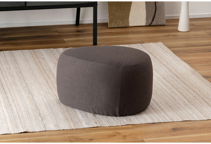 スツール MYS-607 東谷 スツール イス 椅子 チェア チェアー 腰掛け 円形 丸型 丸 円 三角 ベージュ シンプル モダン デザイン 個性的 無地 ファブリック 布地 リビング 寝室 おしゃれ 足置き(代引不可)