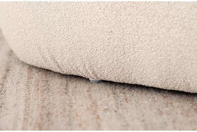 スツール MYS-607 東谷 スツール イス 椅子 チェア チェアー 腰掛け 円形 丸型 丸 円 三角 ベージュ シンプル モダン デザイン 個性的 無地 ファブリック 布地 リビング 寝室 おしゃれ 足置き(代引不可)