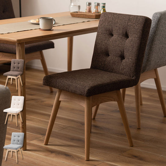 ダイニングチェア チェア 椅子 イス 回転式 座面回転 北欧 ナチュラル 天然木 ファブリック グレー ブラウン アイボリー シンプル かわいい(代引不可)