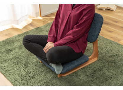 フロアチェア 座椅子 天然木 木製 和風 和室 ローチェア こたつ チェア イス 椅子 おしゃれ シンプル ロースタイル 和風 和室 アームレス 肘なし 背もたれ センターテーブル リビング 一人暮らし(代引不可)