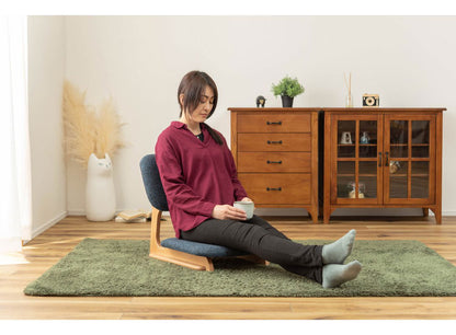 フロアチェア 座椅子 天然木 木製 和風 和室 ローチェア こたつ チェア イス 椅子 おしゃれ シンプル ロースタイル 和風 和室 アームレス 肘なし 背もたれ センターテーブル リビング 一人暮らし(代引不可)