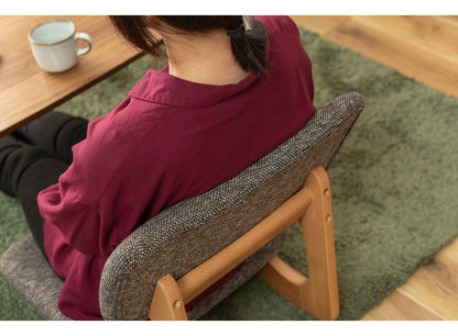 フロアチェア 座椅子 天然木 木製 和風 和室 ローチェア こたつ チェア イス 椅子 おしゃれ シンプル ロースタイル 和風 和室 アームレス 肘なし 背もたれ センターテーブル リビング 一人暮らし(代引不可)