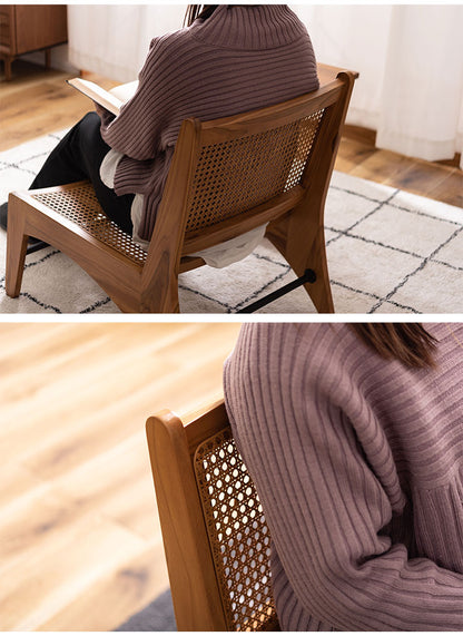 フロアチェア 1人掛け リビング 天然木 ラタン おしゃれ ロータイプ 腰掛け シンプル 椅子 いす 北欧 リビングチェア かわいい 和室 洋室(代引不可)