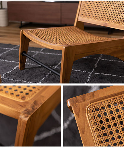 フロアチェア 1人掛け リビング 天然木 ラタン おしゃれ ロータイプ 腰掛け シンプル 椅子 いす 北欧 リビングチェア かわいい 和室 洋室(代引不可)