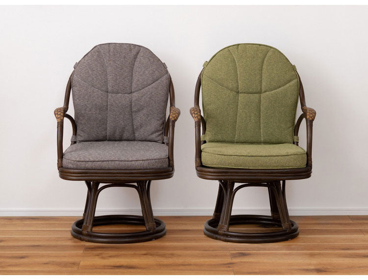 ラタン回転チェア 籐回転椅子 籐家具 籐座椅子 籐座いす 籐座イス 天然 籐 ラタン 回転座椅子 腰痛 敬老の日 ギフト アジアン ラタンチェア 籐編み 藤椅子 藤座椅子 藤いす インテリア おしゃれ(代引不可)