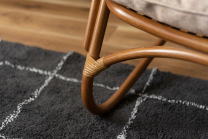 パーソナルチェア ラタンチェア チェア 椅子 いす おしゃれ 天然木 ラタン 籐 クッション アジアン リゾート 一人掛け 1人掛け(代引不可)