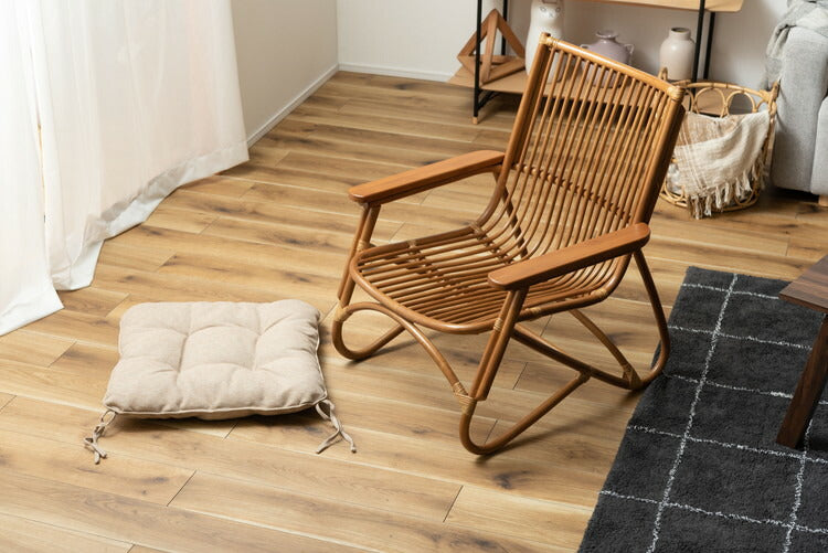 パーソナルチェア ラタンチェア チェア 椅子 いす おしゃれ 天然木 ラタン 籐 クッション アジアン リゾート 一人掛け 1人掛け(代引不可)