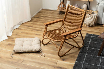 パーソナルチェア ラタンチェア チェア 椅子 いす おしゃれ 天然木 ラタン 籐 クッション アジアン リゾート 一人掛け 1人掛け(代引不可)