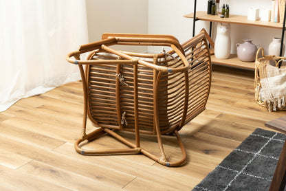 パーソナルチェア ラタンチェア チェア 椅子 いす おしゃれ 天然木 ラタン 籐 クッション アジアン リゾート 一人掛け 1人掛け(代引不可)