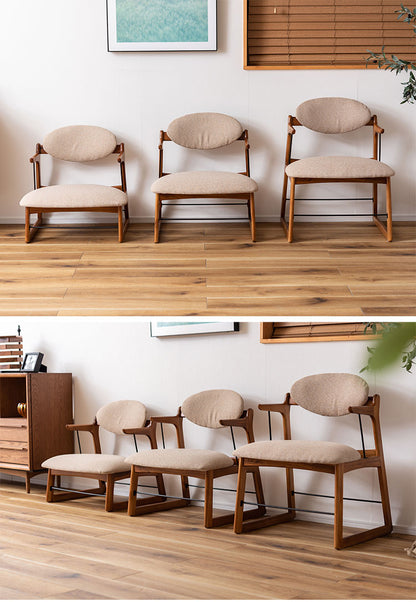 フロアチェア チェア おしゃれ 一人暮らし ファブリック 木製 肘つき アームレスト リビング ダイニング ナチュラル クッション 大きめ ゆったり(代引不可)