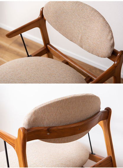 フロアチェア チェア おしゃれ 一人暮らし ファブリック 木製 肘つき アームレスト リビング ダイニング ナチュラル クッション 大きめ ゆったり(代引不可)