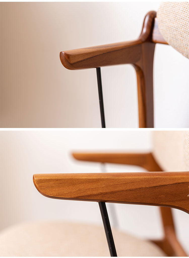 フロアチェア チェア おしゃれ 一人暮らし ファブリック 木製 肘つき アームレスト リビング ダイニング ナチュラル クッション 大きめ ゆったり(代引不可)