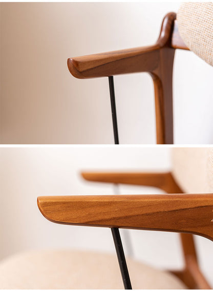 フロアチェア チェア おしゃれ 一人暮らし ファブリック 木製 肘つき アームレスト リビング ダイニング ナチュラル クッション 大きめ ゆったり(代引不可)