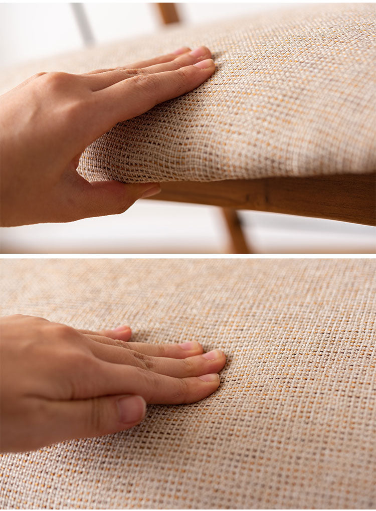 フロアチェア チェア おしゃれ 一人暮らし ファブリック 木製 肘つき アームレスト リビング ダイニング ナチュラル クッション 大きめ ゆったり(代引不可)