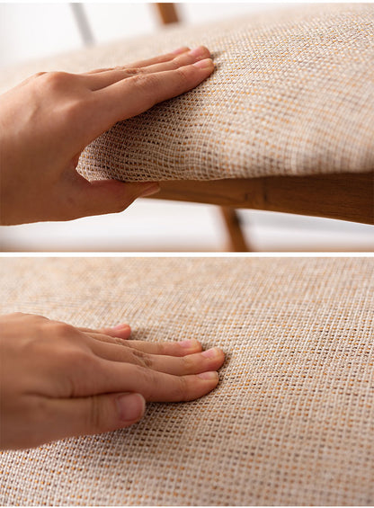 フロアチェア チェア おしゃれ 一人暮らし ファブリック 木製 肘つき アームレスト リビング ダイニング ナチュラル クッション 大きめ ゆったり(代引不可)