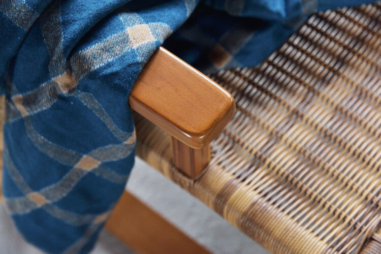 ロッキングチェア チェア パーソナルチェア 椅子 揺り椅子 リラックスチェア 一人掛け リゾート 低め ブラウン 天然木 木製(代引不可)