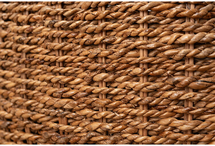 アバカ ラウンドテーブル NRS-5 東谷 ローテーブル センターテーブル ガラステーブル 丸型 丸い 円形 収納棚 おしゃれ アバカ 天然素材 リゾート ラウンジ アジアン ナチュラル(代引不可)