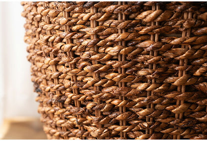 アバカ サイドテーブル NRS-5 東谷 サイドテーブル ナイトテーブル ミニテーブル ガラス 丸型 丸い 円形 おしゃれ アバカ 天然素材 リゾート ラウンジ アジアン ナチュラル(代引不可)