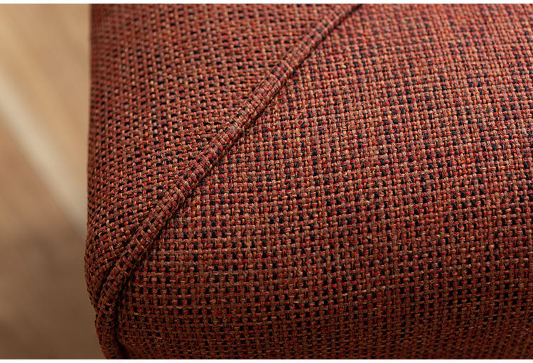 スツール ミニスツール 椅子 簡易椅子 来客 コンパクト 小さい 脚付き かわいい おしゃれ ブラウン アイボリー グレー オレンジ ファブリック いす 玄関 リビング(代引不可)