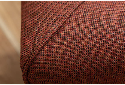 スツール ミニスツール 椅子 簡易椅子 来客 コンパクト 小さい 脚付き かわいい おしゃれ ブラウン アイボリー グレー オレンジ ファブリック いす 玄関 リビング(代引不可)