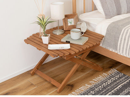 アウトドアテーブル 幅60cm ローテーブル センターテーブル 折りたたみ式 木製 おしゃれ 円形 丸型 コンパクト 持ち運び キャンプ BBQ(代引不可)