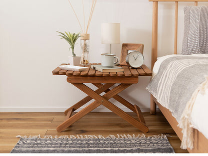 アウトドアテーブル 幅60cm ローテーブル センターテーブル 折りたたみ式 木製 おしゃれ 円形 丸型 コンパクト 持ち運び キャンプ BBQ(代引不可)