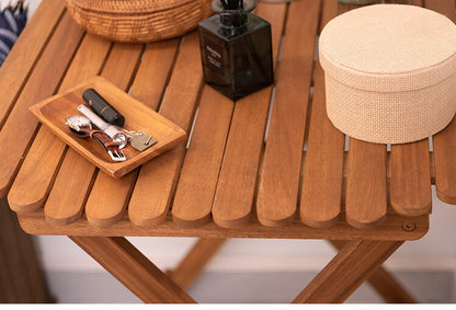 アウトドアテーブル 幅60cm ハイテーブル カフェテーブル ダイニングテーブル 折りたたみ式 木製 おしゃれ 円形 丸型 コンパクト 持ち運び キャンプ BBQ(代引不可)