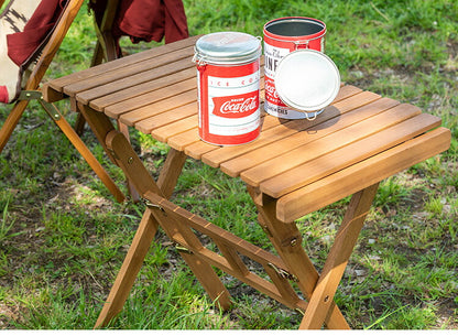 ロールトップテーブル 幅70cm Sサイズ ロールトップ テーブル 机 アウトドアテーブル フォールディングテーブル 折りたたみ アウトドア キャンプ ハイテーブル 高め 収納 持ち運び 収納袋(代引不可)