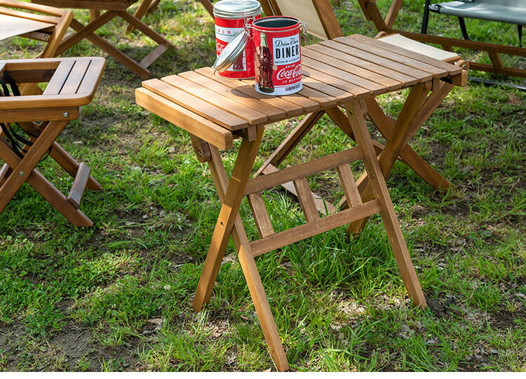 ロールトップテーブル 幅70cm Sサイズ ロールトップ テーブル 机 アウトドアテーブル フォールディングテーブル 折りたたみ アウトドア キャンプ ハイテーブル 高め 収納 持ち運び 収納袋(代引不可)