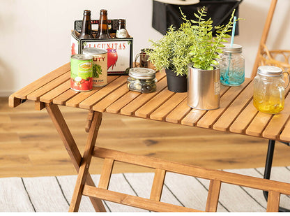 ロールトップテーブル 幅100cm Lサイズ ロールトップ テーブル 机 アウトドアテーブル フォールディングテーブル 折りたたみ アウトドア キャンプ ハイテーブル 高め 収納 持ち運び 収納袋(代引不可)