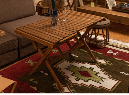 ロールトップテーブル 幅100cm Lサイズ ロールトップ テーブル 机 アウトドアテーブル フォールディングテーブル 折りたたみ アウトドア キャンプ ハイテーブル 高め 収納 持ち運び 収納袋(代引不可)