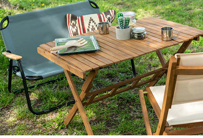 ロールトップテーブル 幅100cm Lサイズ ロールトップ テーブル 机 アウトドアテーブル フォールディングテーブル 折りたたみ アウトドア キャンプ ハイテーブル 高め 収納 持ち運び 収納袋(代引不可)