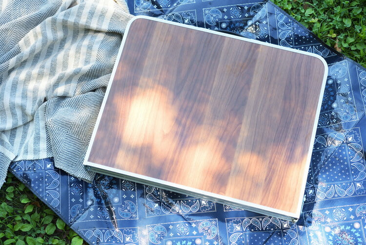 フォールディングテーブル アウトドアテーブル 折りたたみテーブル テーブル 棚付き トレー付き 収納 キャンプ BBQ アウトドア 軽量 コンパクト ベランピング おうちキャンプ(代引不可)