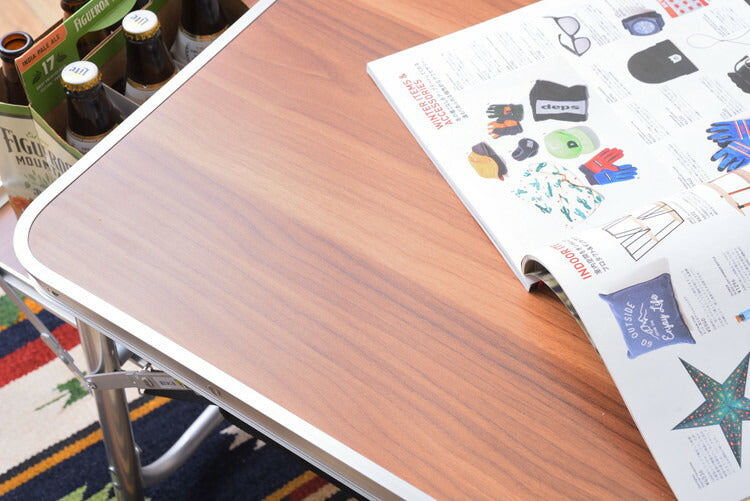 フォールディングテーブル アウトドアテーブル 折りたたみテーブル テーブル 棚付き トレー付き 収納 キャンプ BBQ アウトドア 軽量 コンパクト ベランピング おうちキャンプ(代引不可)