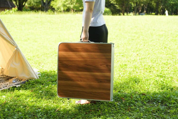 フォールディングテーブル アウトドアテーブル ワイドテーブル 折りたたみテーブル テーブル 横幅180cm 高さ調節 3段階調節 収納 キャンプ BBQ アウトドア 軽量 コンパクト ベランピング(代引不可)