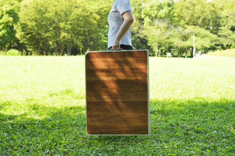 フォールディングテーブル アウトドアテーブル ワイドテーブル 折りたたみテーブル テーブル 横幅180cm 高さ調節 3段階調節 収納 キャンプ BBQ アウトドア 軽量 コンパクト ベランピング(代引不可)