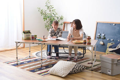 フォールディングテーブル アウトドアテーブル ワイドテーブル 折りたたみテーブル テーブル 横幅180cm 高さ調節 3段階調節 収納 キャンプ BBQ アウトドア 軽量 コンパクト ベランピング(代引不可)