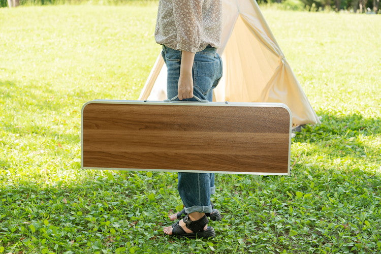 フォールディングテーブル フォールディングベンチ テーブル&ベンチセット 折りたたみ 持ち運び キャンプ BBQ アウトドア 軽量 コンパクト ベランピング おうちキャンプ(代引不可)