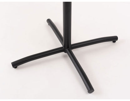 オリー カフェテーブル カフェテーブル 机 天然木 アルミ ガーデン 庭 シンプル 2人 アジャスター付き おしゃれ かわいい ブラック インテリア 省スペース 新生活 一人暮らし(代引不可)