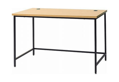 デスク パソコンデスク 120cm 学習机 勉強机 机 おしゃれ 木目調 ナチュラル スチール脚 オフィスデスク シンプルデスク テーブル 在宅勤務 テレワーク リモートワーク(代引不可)