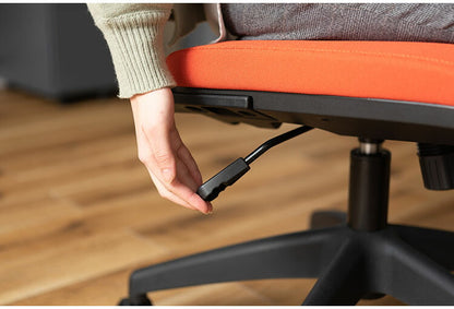 デスクチェア オフィスチェア チェア おしゃれ 椅子 キャスター付き 回転式 昇降機能 ロッキング機能 オフィス PC 肘付き ブラック グレー オレンジ ブルー グリーン(代引不可)