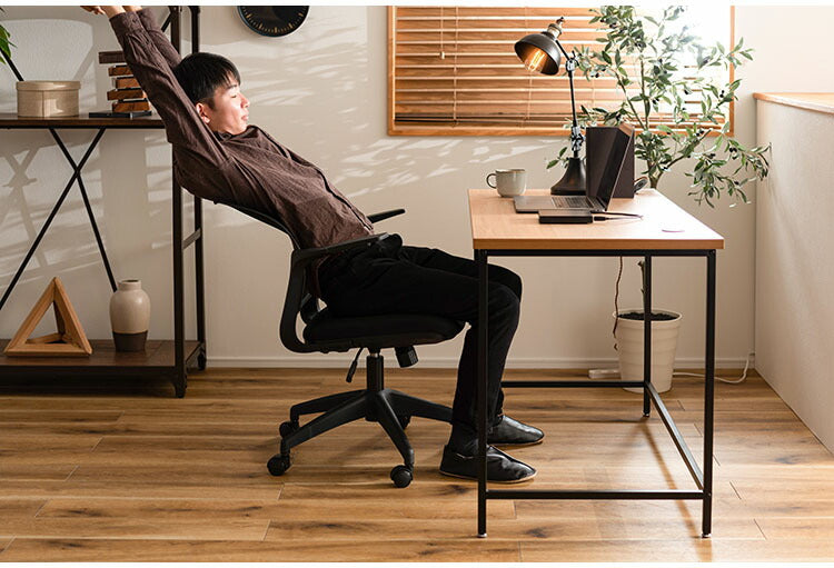 デスクチェア オフィスチェア チェア おしゃれ 椅子 キャスター付き 回転式 昇降機能 ロッキング機能 オフィス PC 肘付き ブラック グレー オレンジ ブルー グリーン(代引不可)