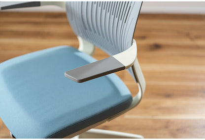 デスクチェア オフィスチェア チェア おしゃれ 椅子 キャスター付き 回転式 昇降機能 ロッキング機能 オフィス PC 肘付き ブラック グレー オレンジ ブルー グリーン(代引不可)