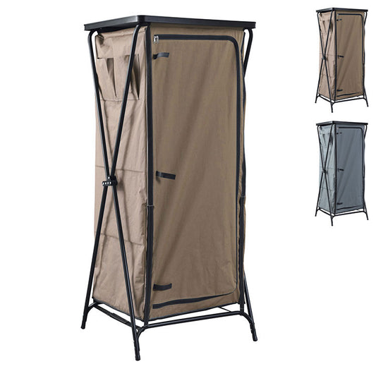 フォールディングキャビネット4D ック キャビネット 3段 収納棚 おしゃれ 折りたたみ式 アウトドア コンパクト 持ち運び 布製 隠せる グレー ブラウン 新生活 母の日(代引不可)