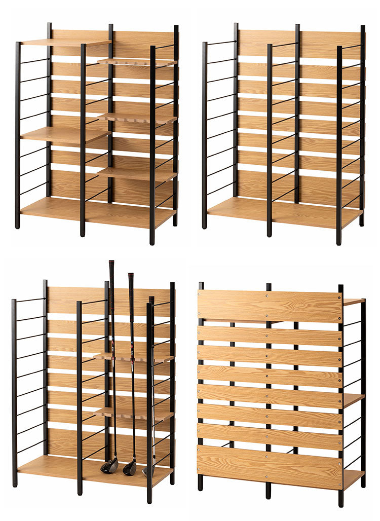 ゴルフラック ゴルフ クラブスタンド ディスプレイ 組み立て式 収納 省スペース 大容量 インテリア おしゃれ 北欧 ラック シェルフ クラブホルダー リビング 趣味 シンプル 家具 収納家具 見せる収納(代引不可)