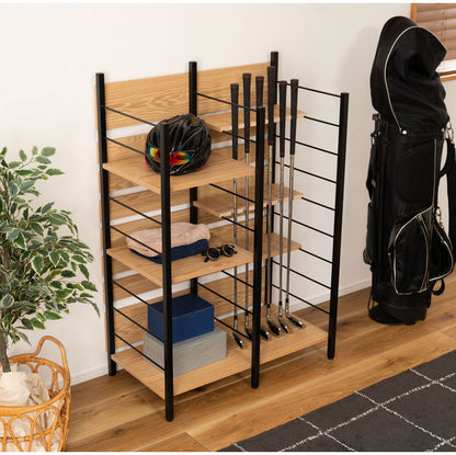 ゴルフラック ゴルフ クラブスタンド ディスプレイ 組み立て式 収納 省スペース 大容量 インテリア おしゃれ 北欧 ラック シェルフ クラブホルダー リビング 趣味 シンプル 家具 収納家具 見せる収納(代引不可)